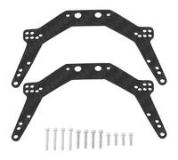 ECSiNG 1 juego de placas laterales de fibra de carbono compatible con Axial AX24 1/24 RC Crawler, izquierda y derecha
