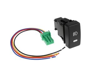 ECSiNG 1 Kit Interruptor Luz Antiniebla Trasera 5 Pines con Cableado Compatible con Honda Fit Compatible con Jazz