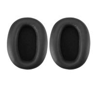 ECSiNG 1 Par de Almohadillas de Repuesto Compatible con Sony WH-1000XM2 MDR-1000X Auriculares de Espuma de Cuero Proteico Accesorios para Auriculares Negro