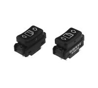 ECSiNG 1 par de interruptores eléctricos de 5 pines para ventanillas automoblie compatibles con Mercedes-Benz A1248204610, A1248204510, delantero izquierdo y derecho