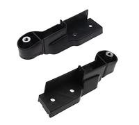 ECSiNG 1 par de parachoques delantero Soporte de rejilla Soporte de montaje Clip de retención izquierdo y derecho Compatible con A6 4F S6 RS6 Reemplazo automotriz 4F0807771 4F0807772