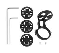 ECSiNG 1 soporte de computadora para manillar de bicicleta de 31,8 mm compatible con Garmin Edge compatible con Wahoo Elemnt 52,6 x 31,8 x 37,9 mm, color negro