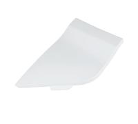 ECSiNG 1 Tapa de La Puerta del Depósito de Combustible del Coche Compatible con Ford Transit MK8 Color Blanco.
