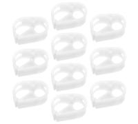 ECSiNG 10 abrazaderas de tubo ajustables de polipropileno, abrazaderas de tubo, clip de control de flujo de agua, abrazadera de tubo ajustable para controlar el flujo de líquido en la tubería, ajuste