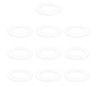 ECSiNG 10 arandelas de nailon blanco con brazo de trémolo de 19,5 x 12 x 1,5 mm, compatibles con unidades Bigsby Vibrato