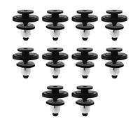 ECSiNG 10 Clips de alerón para portón Trasero 91513-T6A-003 compatibles con Civic CR-V Fit HR-V Alerón de plástico para portón Trasero y Cierres de Tuerca
