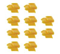ECSiNG 10 clips de montaje para parachoques trasero del coche 85284-AL510 compatibles con Qashqai parachoques cubierta trimestre sujetadores de plástico amarillo piezas de reparación automotriz
