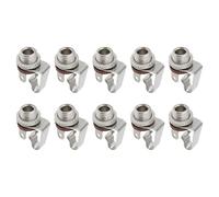 ECSiNG 10 Conectores Jack de 3,5 Mm Integrados Conector de Audio Mono de 2 Polos para Auriculares