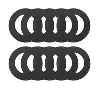 ECSiNG 10 Juntas de Goma Planas Grandes de 1-3/4" de Diámetro Interior X 2-3/4" de Diámetro Exterior para Desagüe de Bañera.