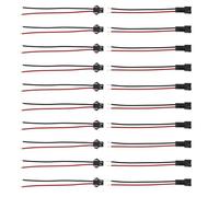 ECSiNG 10 Pares de Juego de Conectores SM-2Pin Conector Macho Y Hembra de Longitud de Conector de Cable para Modelos RC Reparación de Batería Tira de Luz LED Lámpara Juguetes Fabricación de Modelos