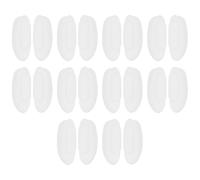 ECSiNG 10 Pares de Protectores Nasales de Silicona Transparente Compatible con Mykita de 7 X 13 mm