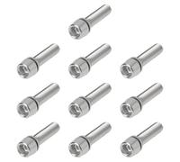 ECSiNG 10 Pernos de Vástago de Manillar de Bicicleta M5 X 20 Mm de Acero Inoxidable para Dirección de Bicicleta de Montaña Y Carretera