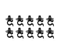 ECSiNG 10 Piezas Clips de Retención de Capó Negros de Plástico 792834 6992P3 L61 Compatible con Citroen C2 C3 C4 C5 Berlingo Peugeot 106 1007 306 407 605 806