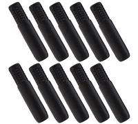 ECSiNG 10 piezas de cerradura de puerta de coche Pin de bloqueo de puerta de plástico cubierta de botón de bloqueo de puerta 104356755 893837187C compatible con 80 100 200 A8 Passat