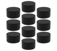 ECSiNG 10 piezas de junta de goma para válvula flotante, pieza de repuesto de diámetro exterior de 10 mm de altura, 5,5 mm, tapón de agujero de goma compatible con válvula de flotador Geberit