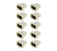ECSiNG 10 Piezas de Ojal Del Marco Del Cojín Del Asiento de La Fila Trasera 4L0886373 Compatible con A4 A4 Allroad Quattro A5/S5 Coupe/Sportback A6/Avant A7 Sportback RS4/Avant Quattro Plástico