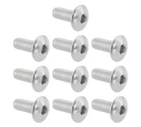 ECSiNG 10 Piezas Pernos de Carenado de Motocicleta M6 304 de Acero Inoxidable 09139-06030 09139-06121 Compatible con Suzuki TL1000 GSX-R600 16x13x4mm