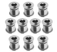 ECSiNG 10 tornillos para plato de bicicleta, tornillo de biela, pernos de montaje de manivela para bicicleta de montaña, bicicleta de carretera, bicicleta plegable, doble disco