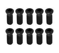 ECSiNG 10 Tornillos Torx CNC de Acero Al Carbono Negro M3 X 8 Mm T10 de Grado 12,9 para Reemplazo de Insertos de Carburo