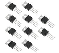 ECSiNG 10 Uds Transistor MOSFET IRF3205 de Canal N ESD Clasificado TO-220 110A 55V 3 Pines Potencia Rectificadora Internacional para La Industria Doméstica Y Bricolaje