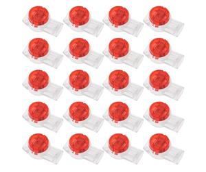 ECSiNG 100 Piezas de Conector UR IDC Conectores de Cable UR2 Conectores de Cable Telefónico con Botón K3 Compatible con Gardena Compatible con Bosch Compatible con Husqvarna