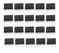 ECSiNG 100 Uds. Amplificador Operacional Dual de 8 Pines LM358 Dual en Línea de Baja Potencia con Amplificador Tipo Parche de Circuito de Compensación Interna