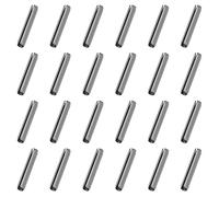 ECSiNG 100 Uds Pasador de Pasador de 9,4x1,7mm Pasadores de Tensión de Resorte Ranurados Pasadores de Rollo Sellock Hoja de Llave Plegable para Coche Pernos de Montaje de Fijación de Acero Inoxidable
