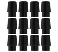 ECSiNG 12 Piezas de Casquillos de Golf para Varilla de Hierro Manguito de Goma Anillo de Goma de 0,370 Pulgadas Compatible con PXG 0211 0311 GEN2 GEN3 GEN4 GEN5 9,4 X 14/7 X 14 Mm Color Negro
