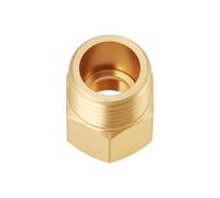 ECSiNG 1x Adaptador de Rosca de Latón M16x1.5 Macho a M14x1.5 Hembra Compatible con Manómetros y Sensores