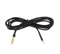 ECSiNG 1x Cable de Tierra para Tocadiscos 1,8 m 18 awg Banana a Horquilla en u Compatible con Technics SL b92 b250 bd1 bd2 bd21 bd35