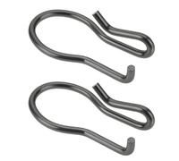 ECSiNG 2 abrazaderas de arco fijo de resorte de válvula de control de escape electrónico 18307620323 compatible con BMW Serie 2/3 X5 X6 I8