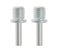 ECSiNG 2 Adaptadores de Broca de Vástago Redondo de 5/8 A 11 Rosca UNC Convertidor de Taladro de Vástago Redondo Almohadilla de Pulido Placas de Respaldo Adaptador de Puntas para Taladros Eléctricos