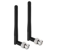 ECSiNG 2 antenas UHF negras ABS Antenas de radio inalámbricas compatibles con receptor Sennheiser EW100 EW300 EW500 G3 con conector BNC