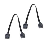 ECSiNG 2 Cables de Extensión Compatible con Lego 8870 Interruptor de Luz 8869 Technic Power Functions Cable de Extensión Conector para Ladrillos Bloques de Construcción Juguete 25 Cm
