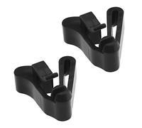 ECSiNG 2 Clips de retención de Solapa de Combustible BPX700010 ALR6949 compatibles con Land Rover Discovery 2 pestillo de Puerta de Combustible, Color Negro