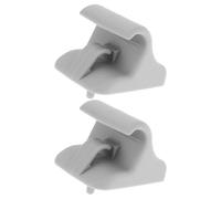 ECSiNG 2 clips para visera de coche 8523505100OM compatibles con Hyundai I20 Getz 08-15, color gris