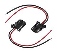 ECSiNG 2 conectores de 2 pines compatibles con VW Seat 3B0972702 1J0971972 Luz LED de advertencia para puerta de coche arnés de cables para vehículos componentes eléctricos telares de cableado