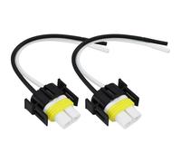 ECSiNG 2 Conectores de Cable para Faros Delanteros H11 de 15 Cm Compatible con Polaris Hawkeye 300 4X4 (2006-2011)