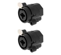 ECSiNG 2 Conectores de Entrada Hembra XLR de 6,35mm para Altavoces Compatible con QSC K8 K10 K12 KW153 KW181