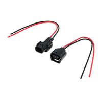 ECSiNG 2 Conectores Macho Y Hembra para Luces de Circulación Diurna de Coche 6189-7408 6181-6851 Compatible con Honda Y Compatible con Accord.