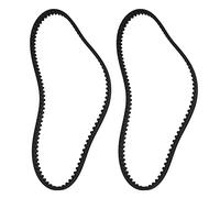ECSiNG 2 correas de transmisión para cortacésped compatibles con Stiga Park 95 Combi Deck 9585-0164-01 HTD800-8M-12, 100 dientes, 8 mm, división de dientes de 800 mm