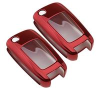 ECSiNG 2 Fundas para Llave de Coche, con Acabado TPU, Color Rojo y Resistente a caídas, Compatible con Vauxhall/Opel/Buick Regal Lacrosse/Chevrolet