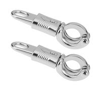 ECSiNG 2 Ganchos de Liberación Rápida de Aleación de Zinc de 100 Mm para Enganches de Caballos Y Cuerdas de Plomo.