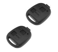 ECSiNG 2 Juegos de Carcasa de Llave remota para Coche con interruptores Mirco, Almohadilla de botón Compatible con Toyota Prado/Corolla/Echo/Tarago/Alphard/MR2