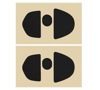 ECSiNG 2 juegos de patines de ratón compatibles con Logitech G303 Shroud Edition Gaming Mouse Feet Replacement Black
