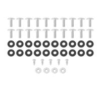 ECSiNG 2 Juegos de Pernos para Pit Bike Kit Completo de Montaje de Tuercas Y Pernos de Plástico Tornillo de Placa de Plástico para Moto de Cross para Carenados de Moto de Cross Estilo CRF110