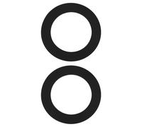 ECSiNG 2 juntas de válvula de drenaje de sello plano de 62 x 42 x 1 mm para válvula de sellado de lavabo de 1-1/4 pulgadas