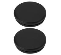 ECSiNG 2 ojales para el eje del limpiaparabrisas trasero del coche, cubierta de sellado de ojales para limpiaparabrisas trasero de coche, tapón de goma compatible con Golf MK3 MK4 MK5, color negro