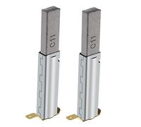 ECSiNG 2 pares (4 piezas) de cepillos de carbono compatibles con aspiradoras industriales de 30/60/70/80/90 L de 11 x 6 x 29 mm