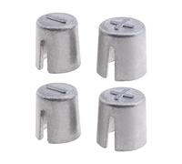 ECSiNG 2 Pares de adaptadores de Poste del convertidor de Terminal de batería adaptadores de Tapas de cuña de Poste Superior para Postes positivos o Negativos conversión de Barco de 11-13mm a 16-18mm